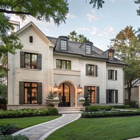 31 white brick exterior house stunning designs to inspire your next ...