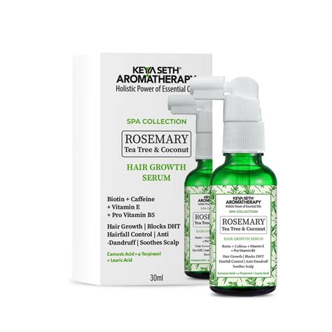 Buy Keya Seth Aromatherapy Rosemary Tea Tree Coconut Hair Growth Serum ...