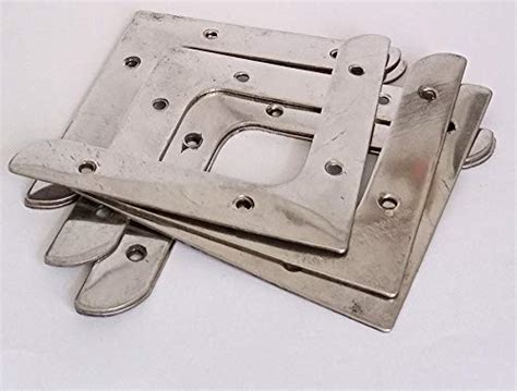 Metal Corner L Type Flat Angle Brackets Plate Connector (8 Pcs) 8 x 8 x ...