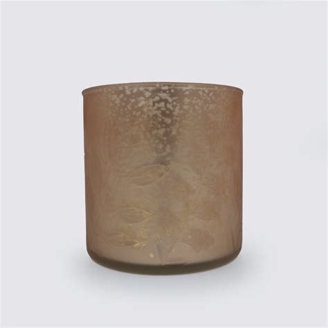Buy Glasses | Parina Etched Votive Matt Gold Glass | Shop at The Purple ...