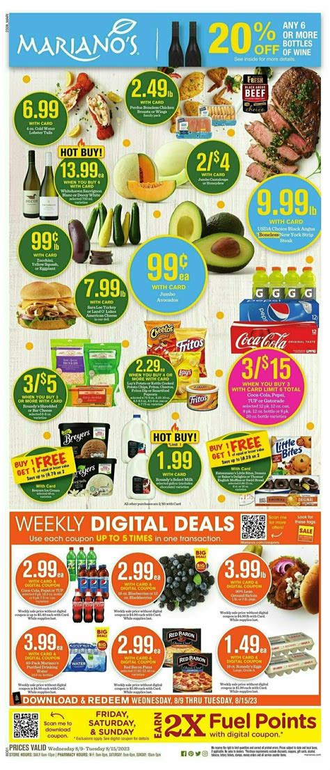 Mariano's Weekly Ad & Deals from August 9