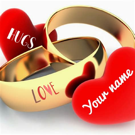 Print Name on Beautiful Love Heart Whatsapp Greeting