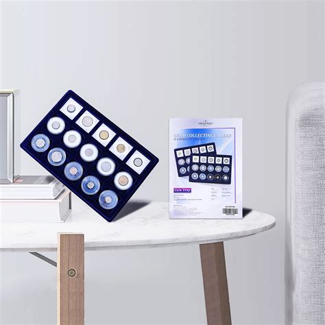 Buy 15 Slot Coin Display Tray Coin Capsule Holder Display Showcase Coin ...