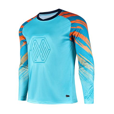 inhzoy Kids Youth Padded Goalkeeper Jersey Football Long Sleeve Goalie ...
