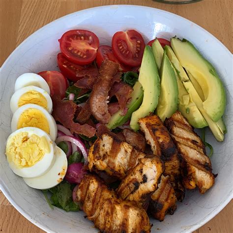 Grilled Chicken Cobb Salad with Honey Dijon {Paleo} - | Recipe | Whole ...