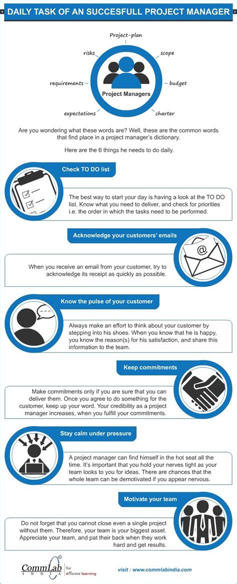 Image result for Project Manager Role Infographic