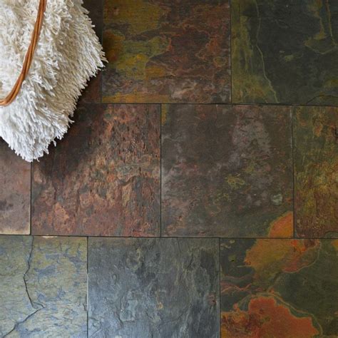Country farmhouse multicolour slate tiles – Artofit