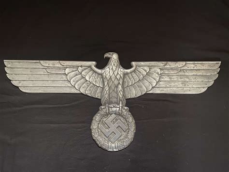 RARE WW2 THIRD REICH ‘REICHSBARN’ LARGE RAILROAD EAGLE ’90CM’ BY APAG ...