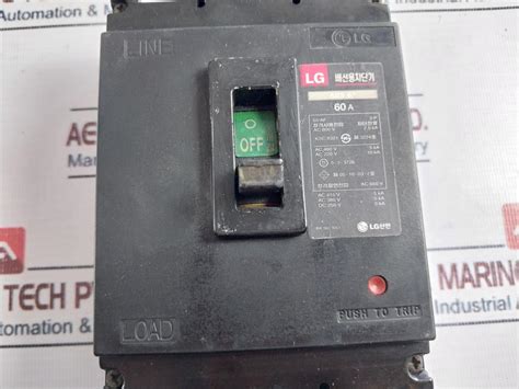 Lg Abs 63, 3 Pole Molded Circuit Breaker 60A 600V – Aeliya Marine Tech