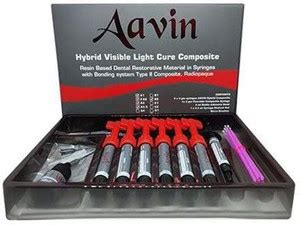 aavin Light Cure Composite Kit S/7 FOR Dental Care(A1,A2,A3,A3.5,B1 ...