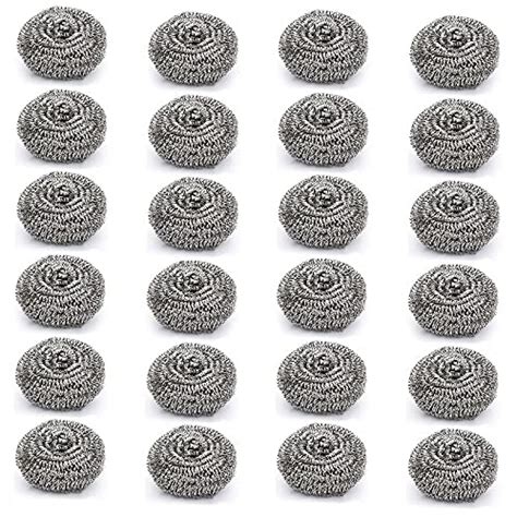 Stainless Steel Sponges Metal Scrubber, Steel Wool Scrubber Pad, Steel ...