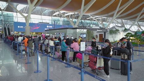 快乐的女商人在机场办理登机手续时把护照和机票给工作人员照片摄影图片_ID:315028962-Veer图库