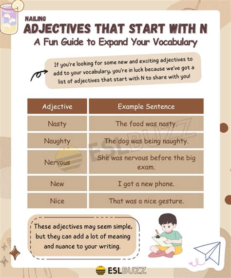 Never-Known Adjectives That Start with N: Expand Your English ...