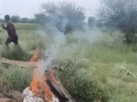 Suspected fighter jet crash in Rajasthan's Churu: Wreckage scattered in ...