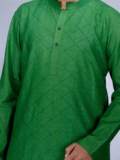 Khadi Cotton Men Kurta at WeaversIndia