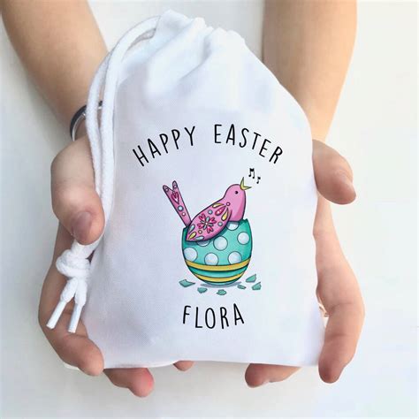 Children's Easter Treat Personalised Bag By Pink Pineapple Home & Gifts