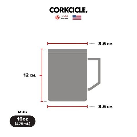 CORKCICLE : MUG - CREAM WILDFLOWER 16OZ (475ML) | LINE SHOPPING