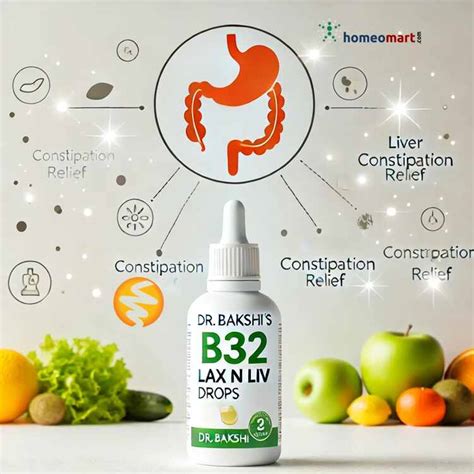 B32 Lax n Liv Drops for Constipation - Dr. Bakshi's Homeopathic Remedy ...