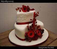Ruby Wedding Anniversary Flowers by Ruby Wedding Anniversary Cake Autumnal And Now For Ruby Wedding Anniversary Flowers