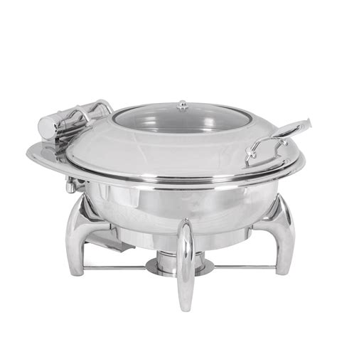ROUND INDUCTION CHAFING DISH 6L By ElectroChef - Core Catering