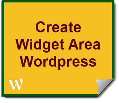 Rezultat imagine pentru Create Widget WordPress