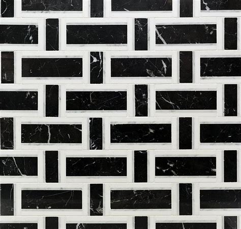 Esplanade Black Beauty Marble Tile | DesignShop