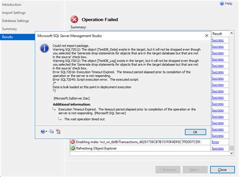 Image result for Externalcommandtimeout in SQL 2016