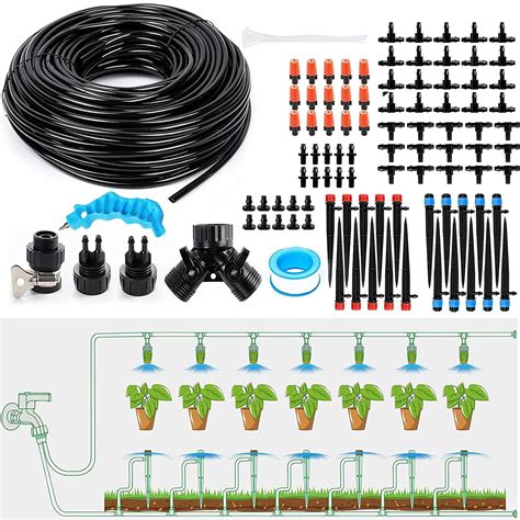 Zewanny Drip Irrigation System,98FT Garden Automatic India | Ubuy