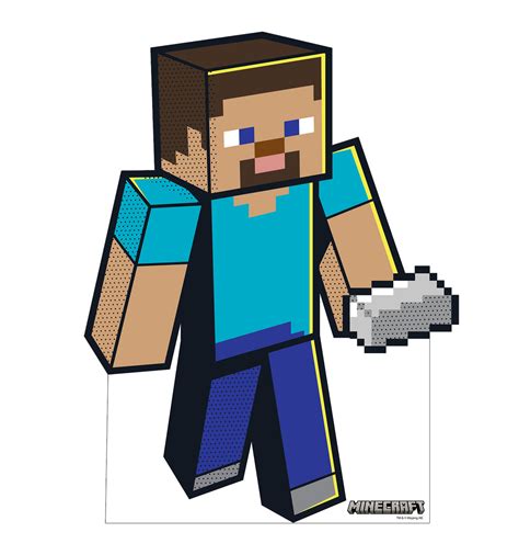 Minecraft Steve Cardboard Cutout Standee | Official Minecraft Shop