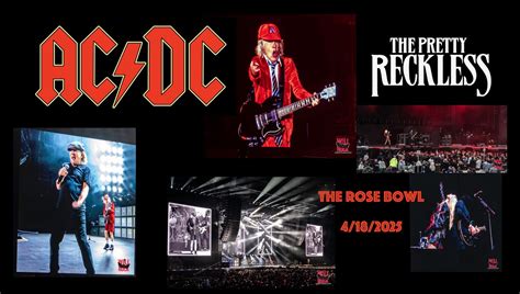 AC/DC "Power Up" w/ THE PRETTY RECKLESS @ The Rose Bowl, Pasadena, CA ...