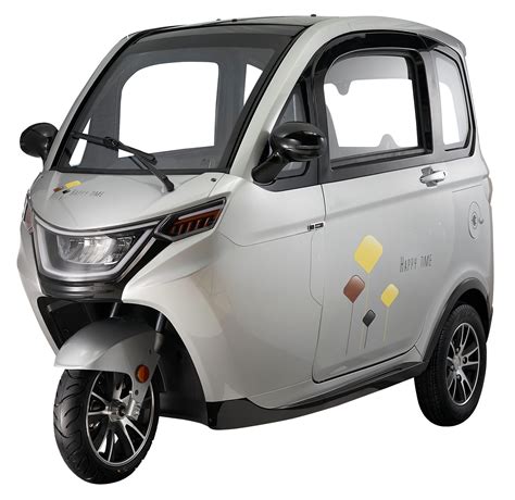 Electric Three Wheel Truck Moped Cargo Vehicle with Closed Cabin with ...