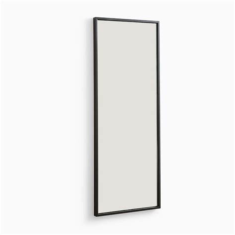Metal Framed Long Rectangle Wall Mirror - 52"W x 20"H | West Elm