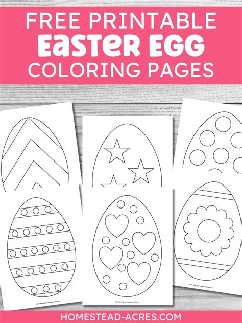 Free Printable Easter Egg Colouring Pages [2025]