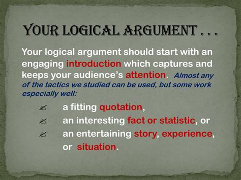 Image result for Logical Argument Topic Examples