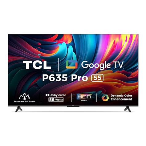 Buy TCL 139 cm (55 inches) 55P635 Pro Bezel-Less Full Screen Series ...