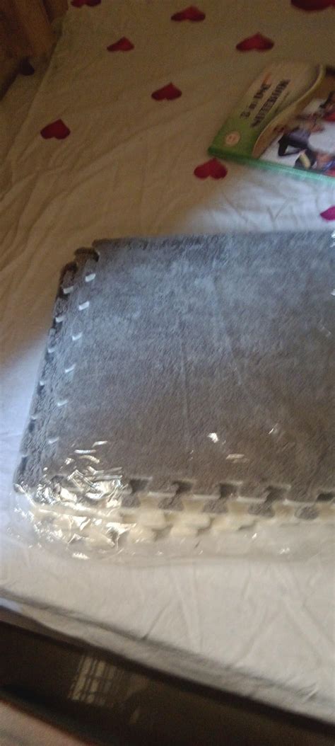 MVM Enterprise Kid 12X12In Square Plush Puzzle Foam Floor Mat,Thickened ...