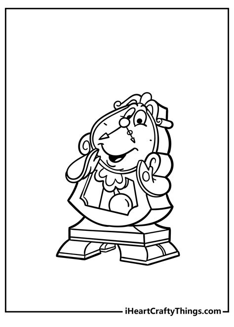 Beauty And The Beast Coloring Pages Free Printable - prntbl ...