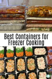 The Best Containers for Freezer Cooking - Freezer Meals 101
