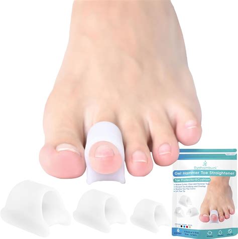 Amazon.com: Byehambuni Hammer Toe Straightener - 6 Pack Gel Toe Splints - Hammer Toe Corrector ...