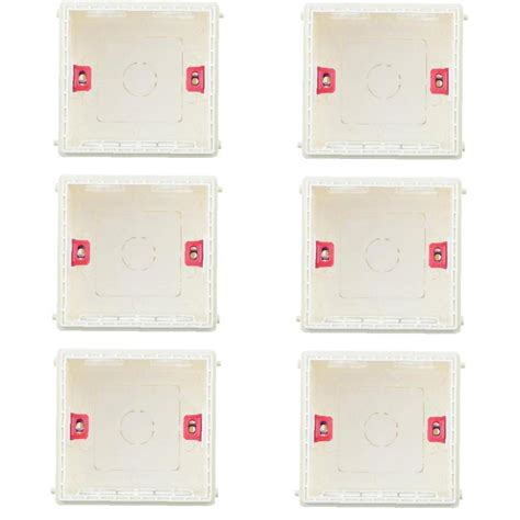 Buy 86-type Junction Box 6pcs Wall Switch Socket Cassette Hidden ...