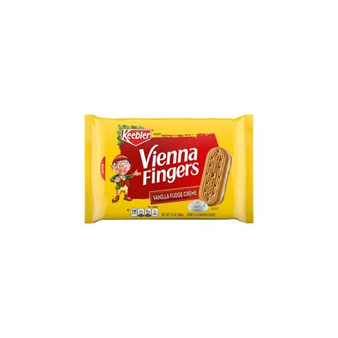 Keebler Vienna Fingers Creme Filled Sandwich Cookies, 12 Oz. (Pack of ...