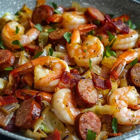 Southern Fried Cabbage Recipe With Smoked Sausage and Shrimp – Clara's ...
