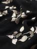 Get Stylish with Black Trendy Foil Print Georgette Fabric (0.5 Mtr)