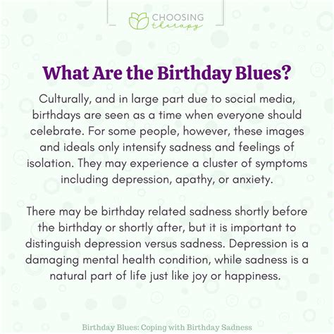 8 Ways to Beat Birthday Depression