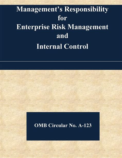 Management's Responsibility for Enterprise Risk Management and Internal ...