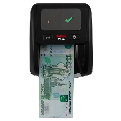 Автоматический детектор банкнот DoCash Vega с АКБ с доставкой по России ...