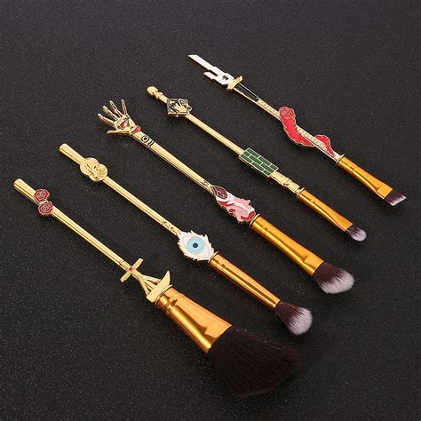 Buy Anime Jujutsu Makeup Brushes - 5pcs Cosmetic Anime Itadori Yuji ...