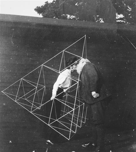 The tetrahedral kite was an early flight experiment made by the ...
