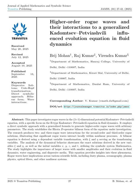 The Higher-order rogue waves and their interactions to a generalized ...