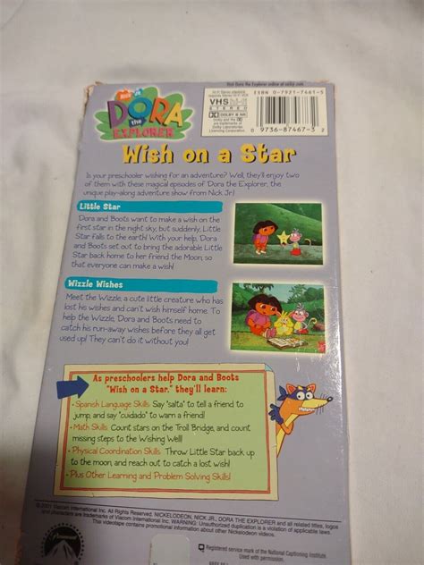 Dora The Explorer Wish On A Star Vhs